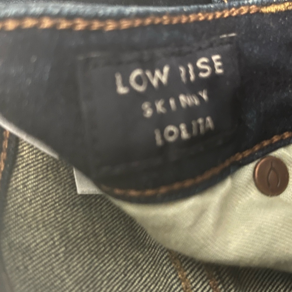 Lucky‎ Brand Lolita low rise skinny jeans/denim 12/31 ankle like new - Picture 4 of 7